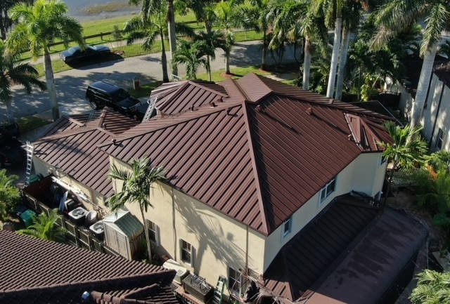 Residential roof replacement completed with premium materials in Miami-Dade County<br />
