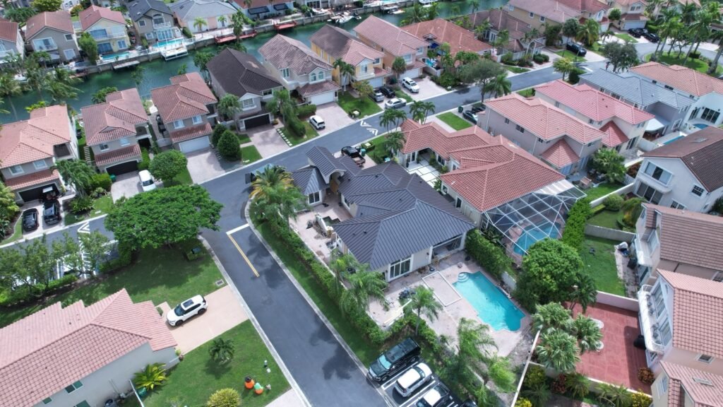 Completed standing-seam metal roof in Miami-Dade County by Duke Contractors LLC