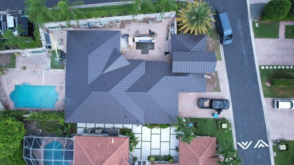 Completed roofing project by Duke Contractors LLC in Miami-Dade and Broward, FL