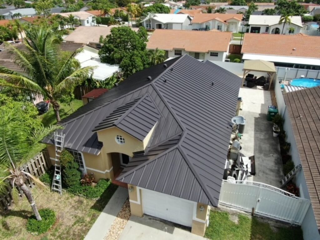 Completed roofing project by Duke Contractors LLC in Miami-Dade and Broward, FL