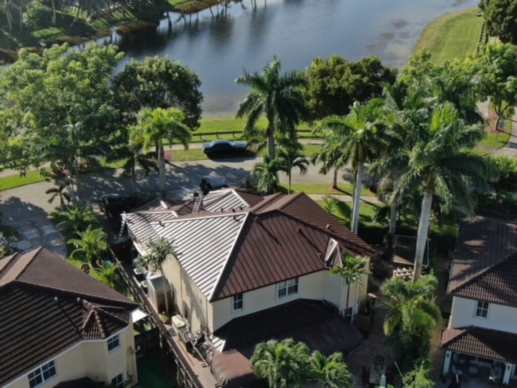 Completed roofing project by Duke Contractors LLC in Miami-Dade and Broward, FL