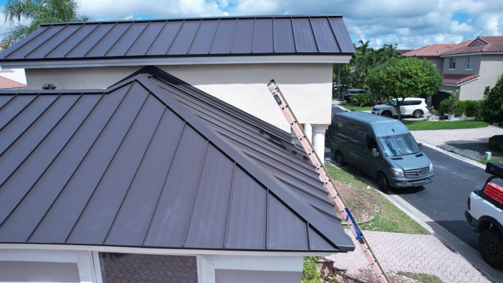 Completed roofing project by Duke Contractors LLC in Miami-Dade and Broward, FL