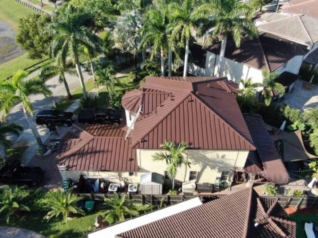 Completed roofing project by Duke Contractors LLC in Miami-Dade and Broward, FL