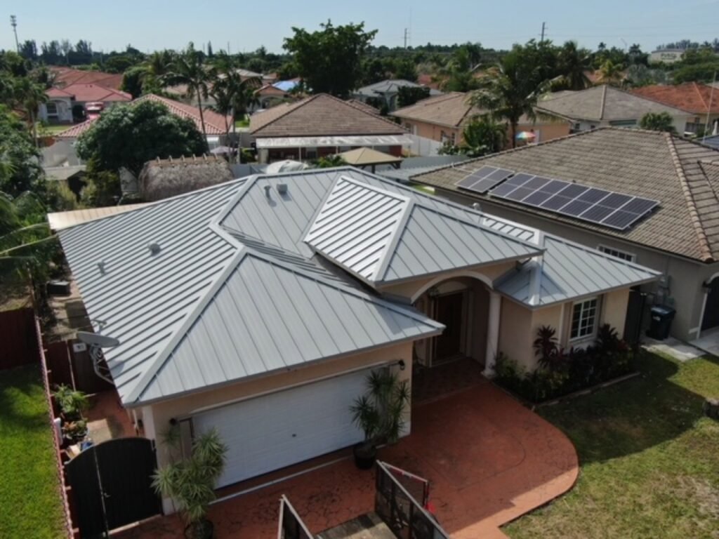 Completed roofing project by Duke Contractors LLC in Miami-Dade and Broward, FL