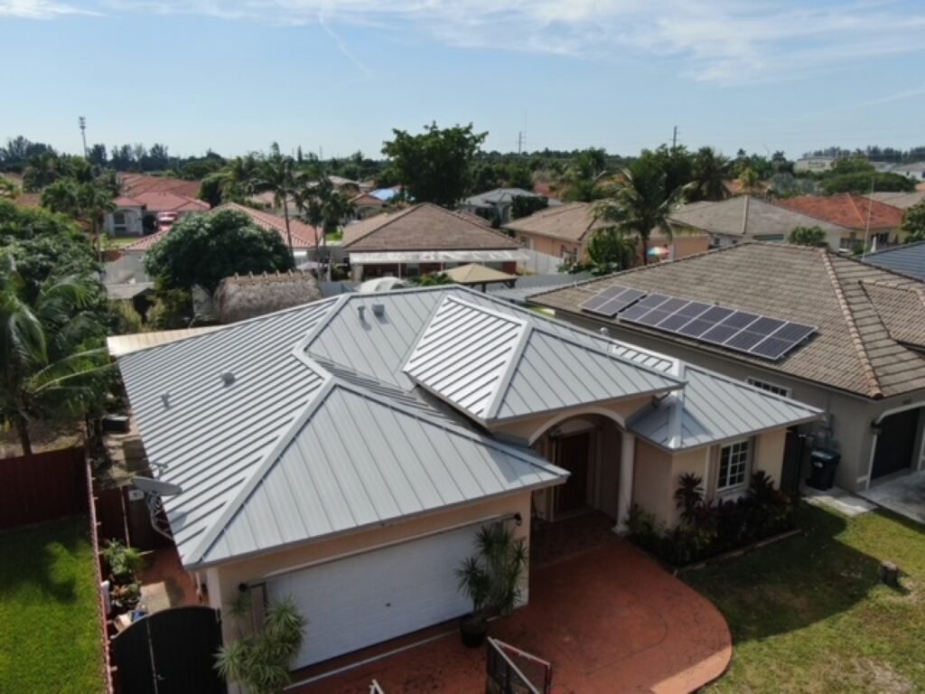 Completed roofing project by Duke Contractors LLC in Miami-Dade and Broward, FL