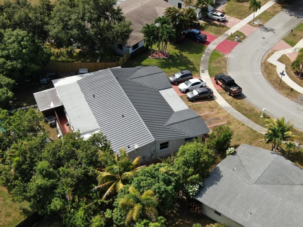 Completed roofing project by Duke Contractors LLC in Miami-Dade and Broward, FL