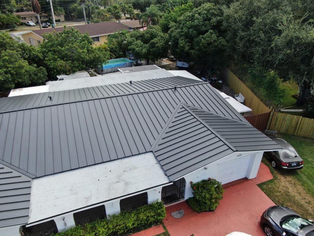 Completed roofing project by Duke Contractors LLC in Miami-Dade and Broward, FL