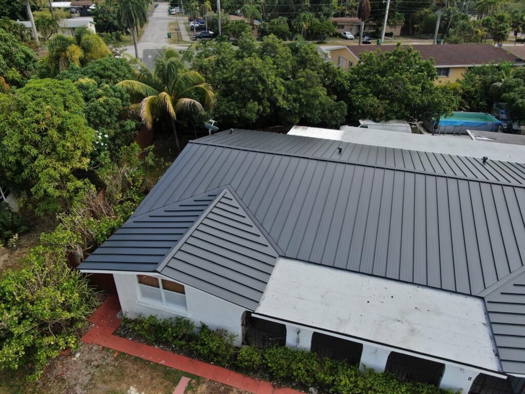 Completed roofing project by Duke Contractors LLC in Miami-Dade and Broward, FL