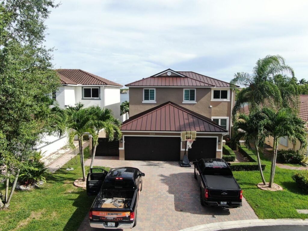 Completed roofing project by Duke Contractors LLC in Miami-Dade and Broward, FL