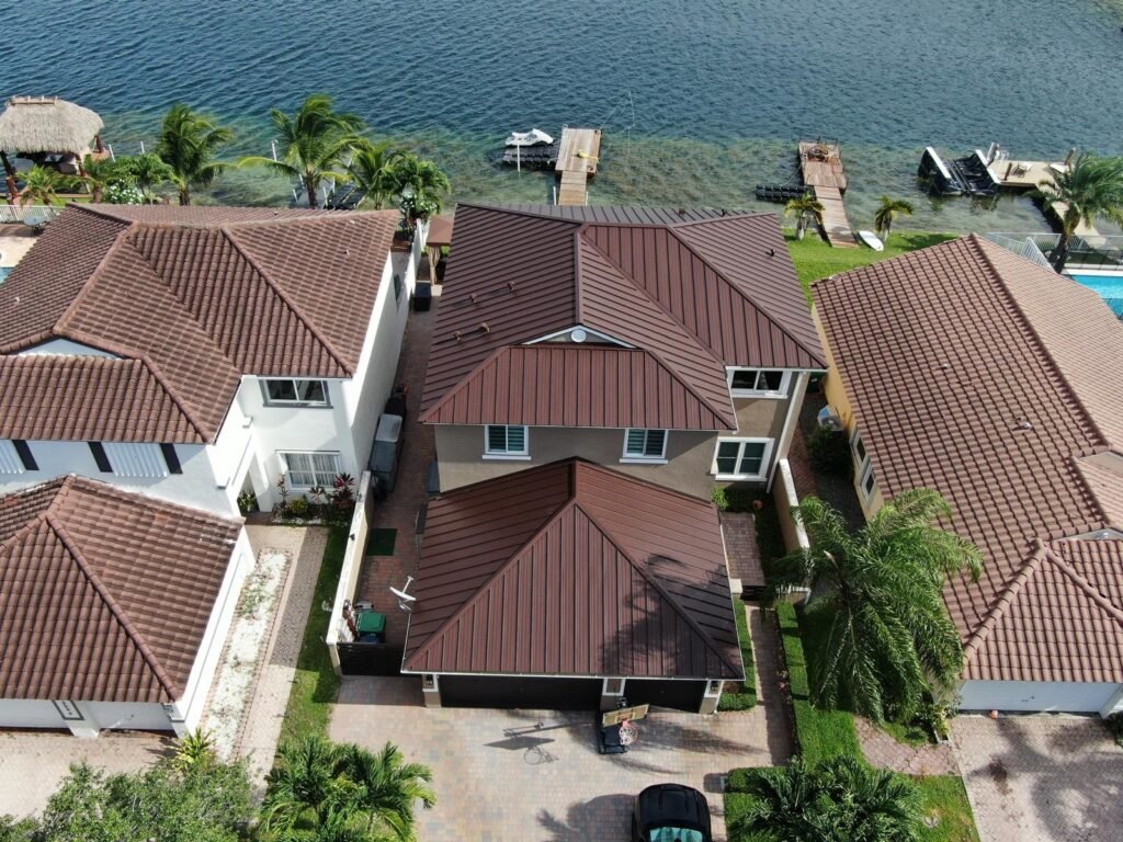 Completed roofing project by Duke Contractors LLC in Miami-Dade and Broward, FL