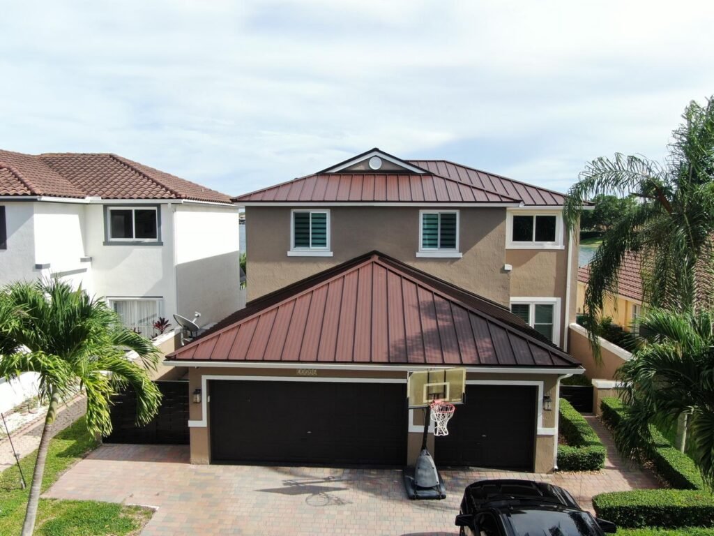 Completed roofing project by Duke Contractors LLC in Miami-Dade and Broward, FL