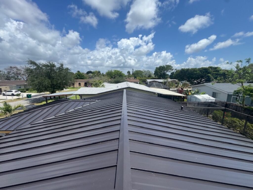 Completed roofing project by Duke Contractors LLC in Miami-Dade and Broward, FL