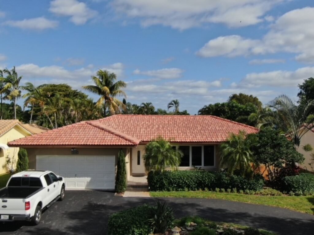 Completed roofing project by Duke Contractors LLC in Miami-Dade and Broward, FL