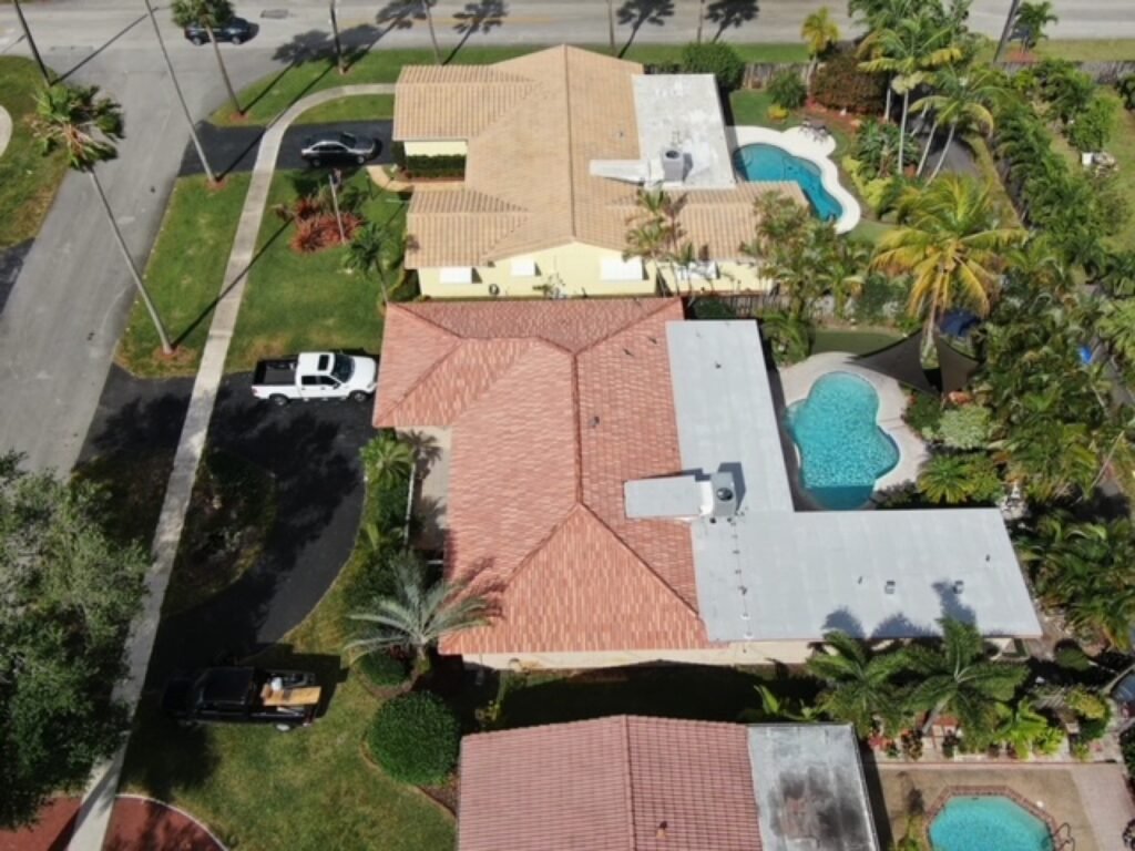 Completed roofing project by Duke Contractors LLC in Miami-Dade and Broward, FL