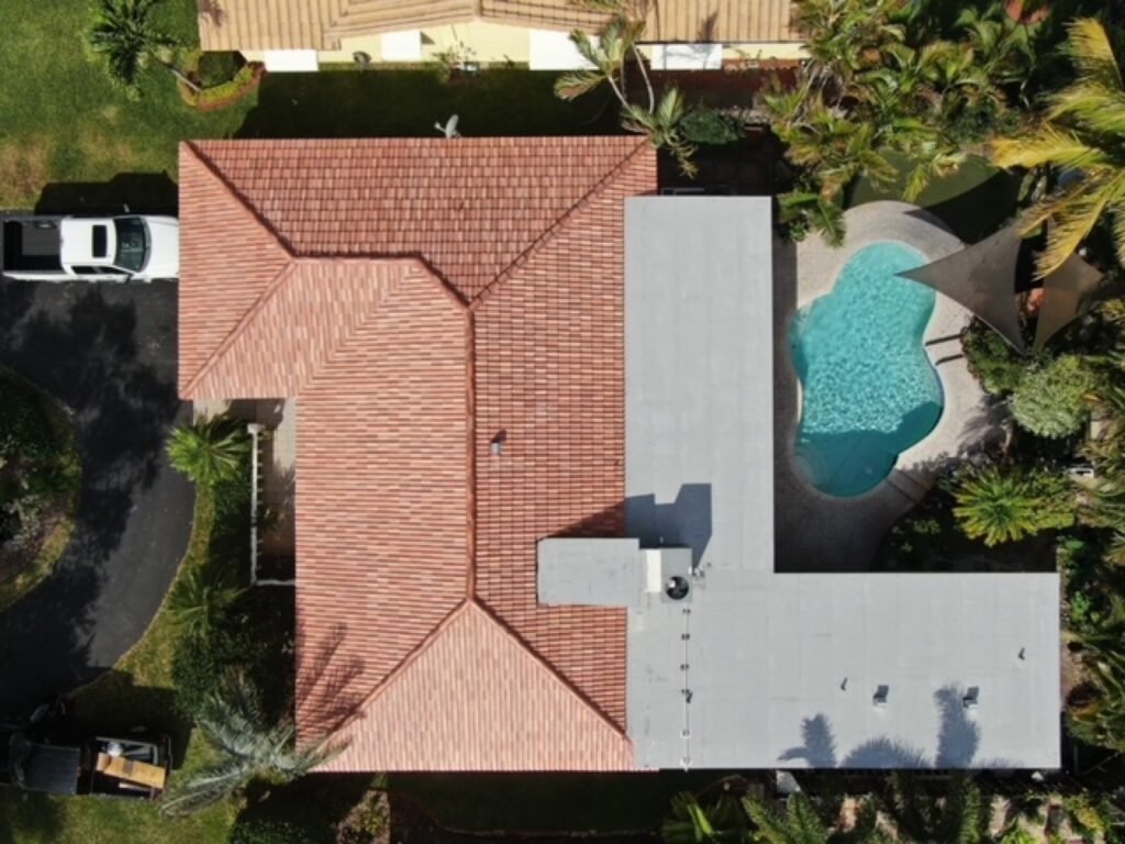 Completed roofing project by Duke Contractors LLC in Miami-Dade and Broward, FL