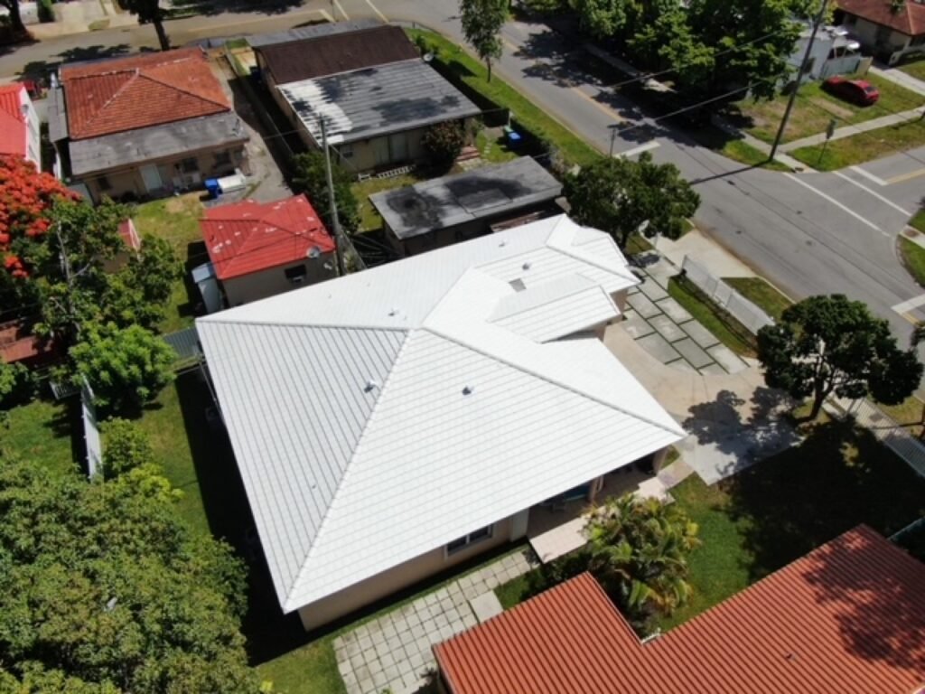 Completed roofing project by Duke Contractors LLC in Miami-Dade and Broward, FL