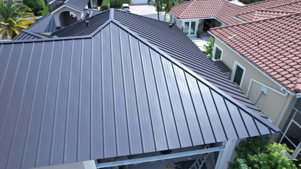 Completed roofing project by Duke Contractors LLC in Miami-Dade and Broward, FL