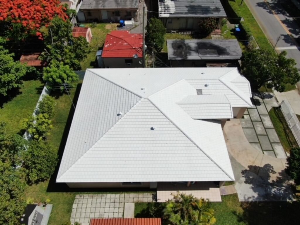 Completed roofing project by Duke Contractors LLC in Miami-Dade and Broward, FL