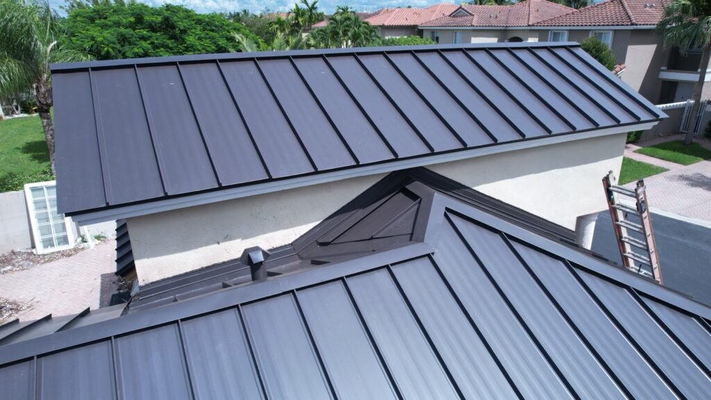 Completed roofing project by Duke Contractors LLC in Miami-Dade and Broward, FL