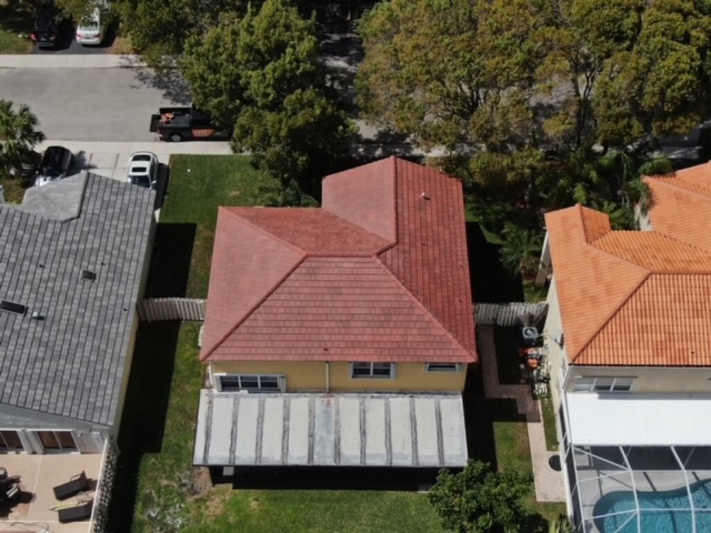 Completed roofing project by Duke Contractors LLC in Miami-Dade and Broward, FL