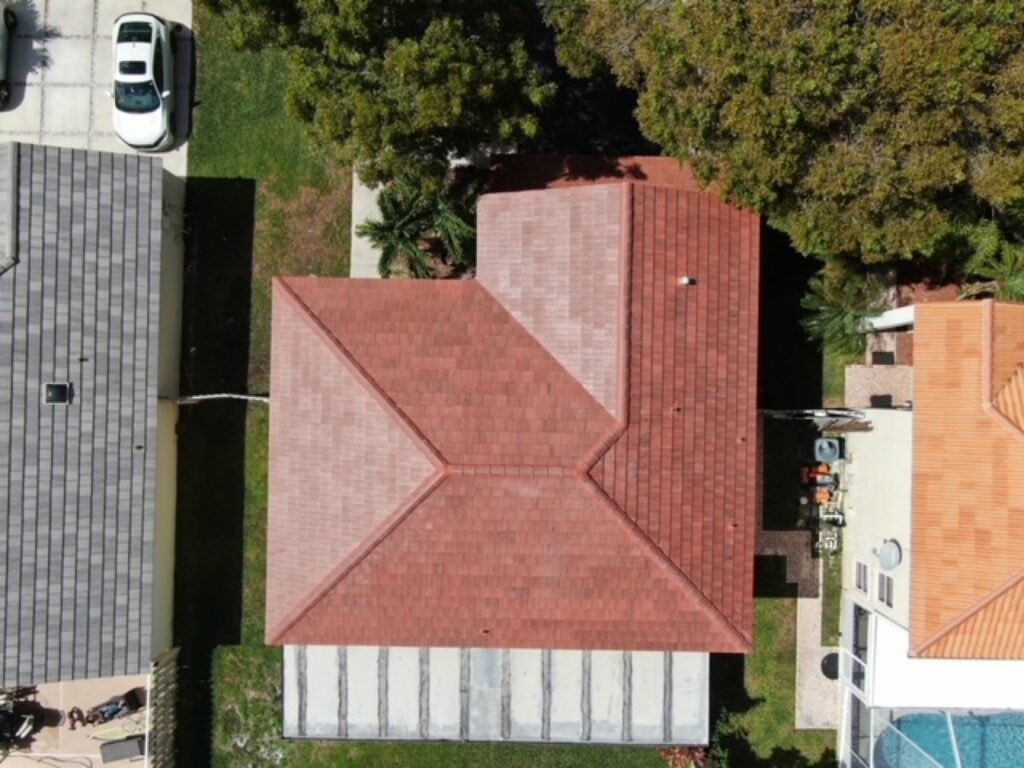 Completed roofing project by Duke Contractors LLC in Miami-Dade and Broward, FL