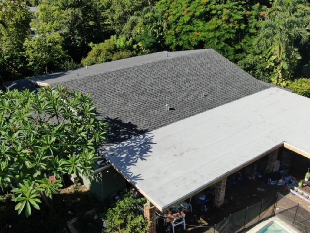 Completed roofing project by Duke Contractors LLC in Miami-Dade and Broward, FL