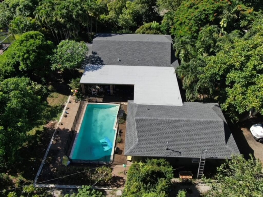 Completed roofing project by Duke Contractors LLC in Miami-Dade and Broward, FL
