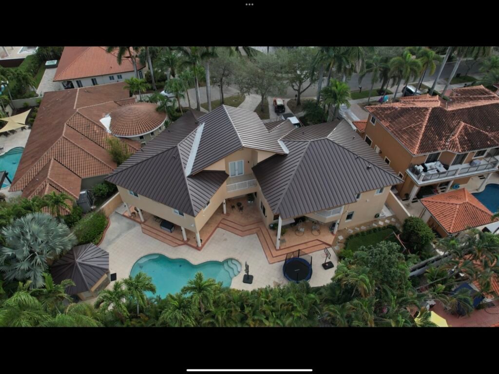 Completed roofing project by Duke Contractors LLC in Miami-Dade and Broward, FL