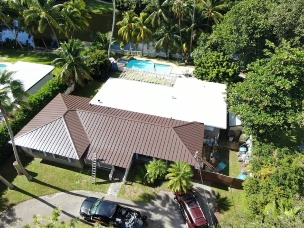 Completed roofing project by Duke Contractors LLC in Miami-Dade and Broward, FL