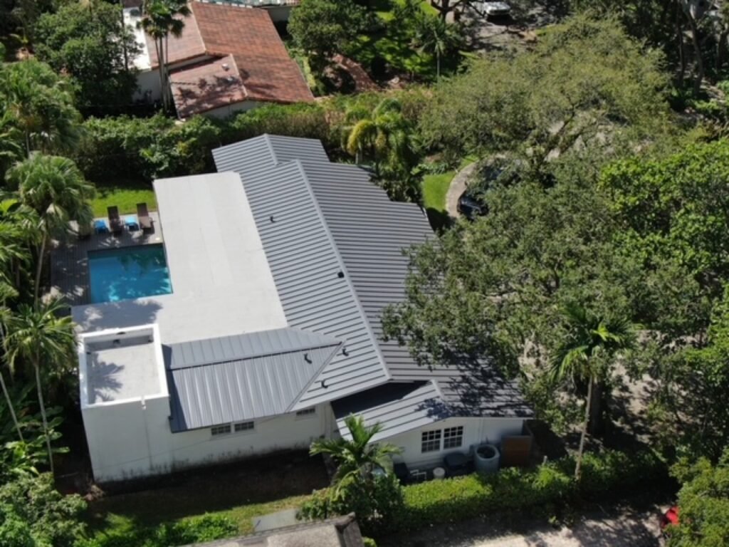 Completed roofing project by Duke Contractors LLC in Miami-Dade and Broward, FL