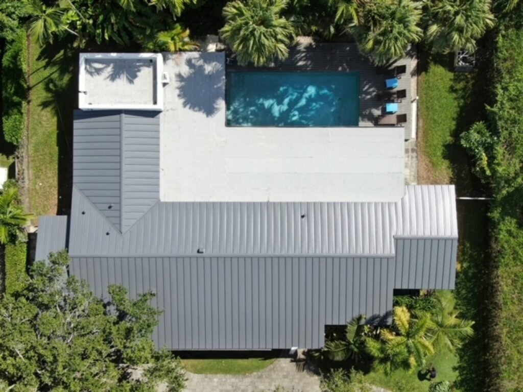Completed roofing project by Duke Contractors LLC in Miami-Dade and Broward, FL